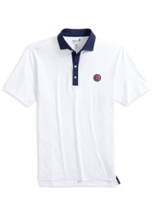 Johnnie O Chicago Cubs Mens Navy Blue Ramos Short Sleeve Fashion Polo