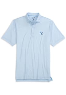 Johnnie O Kansas City Royals Mens Light Blue Hinson Short Sleeve Fashion Polo