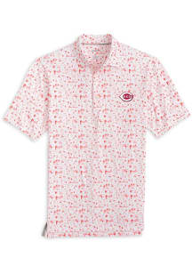 Johnnie O Cincinnati Reds Mens Red Ballpark Short Sleeve Fashion Polo