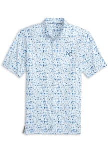 Johnnie O Kansas City Royals Mens Blue Ballpark Short Sleeve Fashion Polo