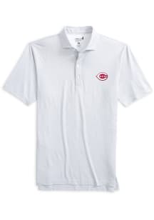 Johnnie O Cincinnati Reds Mens Black Slade Short Sleeve Fashion Polo