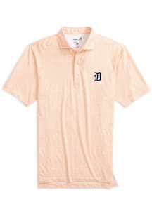 Johnnie O Detroit Tigers Mens Orange Slade Short Sleeve Fashion Polo