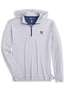 Johnnie O New York Yankees Mens Navy Blue Hybrid Long Sleeve Hoodie