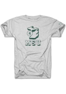 Michigan State Spartans Natural The Mitten State Spartan Basketball Short Sleeve Fashion T Shirt