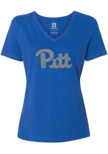 Pitt Panthers Blue Summit Sportswear Nailheads Pitt Short Sleeve T-Shirt