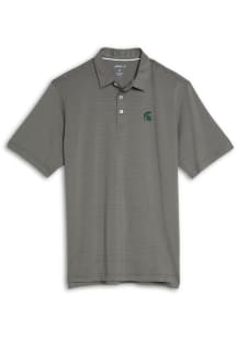 Johnnie O Michigan State Spartans Mens Charcoal Albatross Short Sleeve Polo
