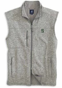 Johnnie O Michigan State Spartans Mens Grey Wes Sleeveless Jacket