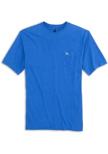 Johnnie O Kentucky Wildcats Blue Heathered Tyler Pocket Short Sleeve Fashion T Shirt