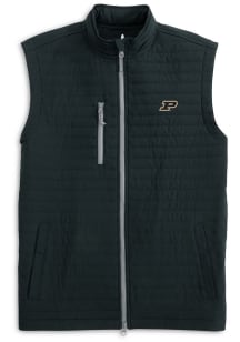 Johnnie O Purdue Boilermakers Mens Black Crosswind Sleeveless Jacket