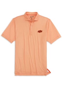 Johnnie O Oklahoma State Cowboys Mens Orange Hinson Short Sleeve Polo