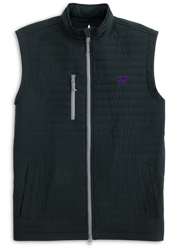 Johnnie O Mens BLACK K-State Wildcats Crosswind Sleeveless