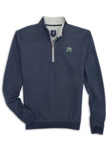 Johnnie O Notre Dame Fighting Irish Mens Navy Blue Sully Long Sleeve 1/4 Zip Pullover