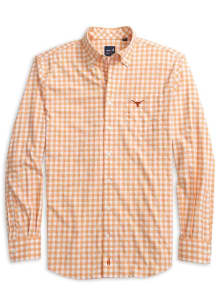 Johnnie O Texas Longhorns Mens Burnt Orange Archie Long Sleeve Dress Shirt