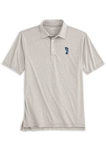 Johnnie O North Carolina Tar Heels Mens Grey Lyndonn Short Sleeve Fashion Polo