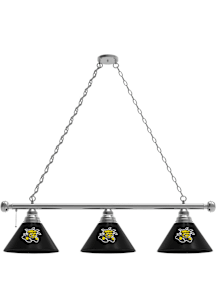 Wichita State Shockers 3 Shade Silver Billiard Lamp