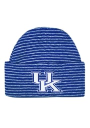 Kentucky Wildcats Blue Stripe Newborn Knit Hat
