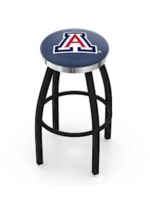 Arizona Wildcats Chrome Seat Pub Stool - Black