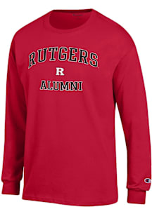 Champion Rutgers Scarlet Knights Red Alumni Jersey Long Sleeve T Shirt