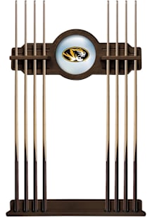 Missouri Tigers Solid Wood Cue Rack Pool Table