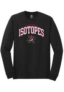 Summit Sportswear Albuquerque Isotopes Black Arch Mascot Long Sleeve T Shirt