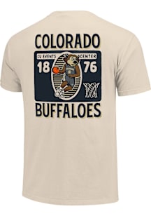 Colorado Buffaloes Youth Natural Mascot Basketball Short Sleeve T-Shirt