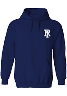 Vive La Fete Rhode Island Rams Womens Navy Blue Impressions Hooded Sweatshirt