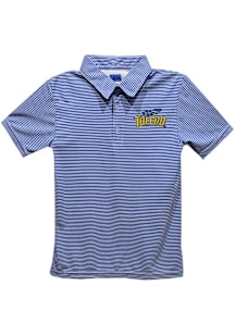Vive La Fete Toledo Rockets Toddler Navy Blue Pencil Stripe Short Sleeve Polo Shirt