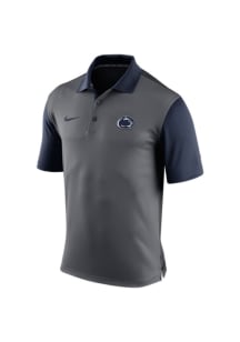 Nike Penn State Nittany Lions Mens Grey 2015 Preseason Short Sleeve Polo