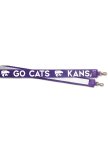 Hailey 2in Wide K-State Wildcats Womens Purse Strap - Purple
