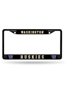 Washington Huskies Primary Metal License Plate Frame - Purple