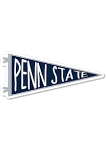 Penn State Nittany Lions 3.5" Pennant Rugged Stickers - Navy Blue