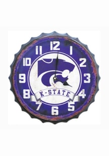 K-State Wildcats Bottle Cap Wall Clock