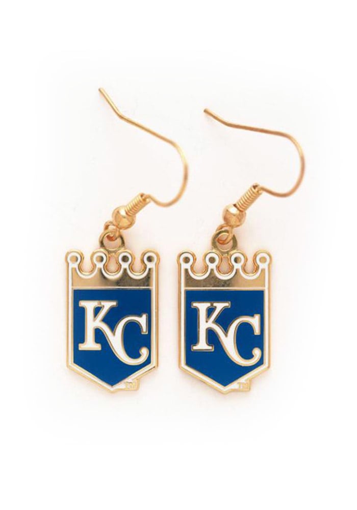 Kansas City Royals Logo Dangle Womens Earrings