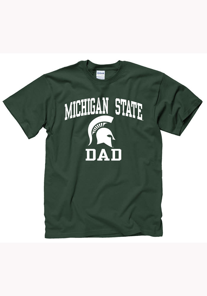 Michigan State Spartans Green Dad Short Sleeve T Shirt