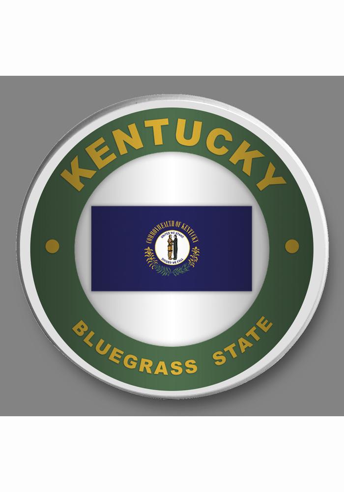 Kentucky 2 Pack Car Coaster - Green