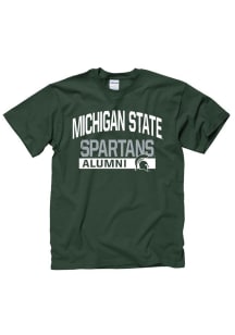 Michigan State Spartans Green Alum Short Sleeve T Shirt