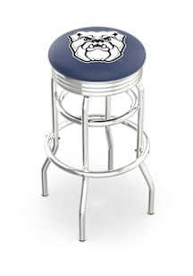 Butler Bulldogs Double-Ring Swivel Chrome Pub Stool - Black