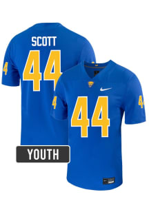Jimmy Scott Nike Youth Blue Pitt Panthers NIL Name And Number Football Jersey Jersey