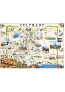 Colorado State Map Magnet