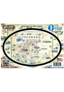 Colorado State Map Stickers