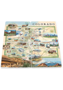 Colorado State Map Coaster