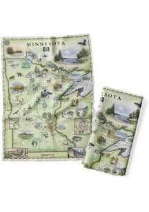 Minnesota State Map Towel