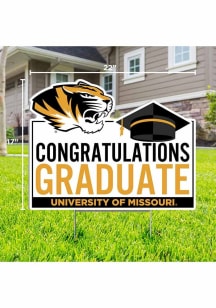 Missouri Tigers Congratulations Graduate Yard Sign - White