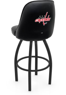 Washington Capitals Padded Swivel Pub Stool - Black