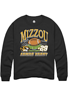 Ahmad Hardy Missouri Tigers Mens Black NIL Caricatures Name Number Player Crew