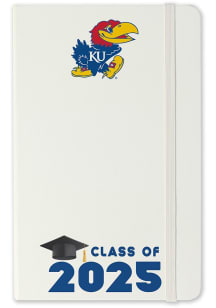 Kansas Jayhawks Class of 25 team logo Notebook and Folder - White
