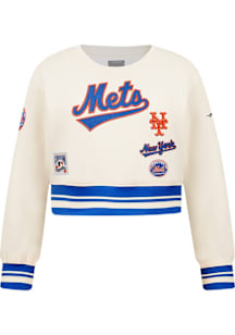 Pro Standard New York Mets Girls White Retro Classics Long Sleeve T-Shirt