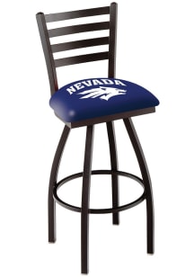 Nevada Wolf Pack High Back Swivel Pub Stool - Black