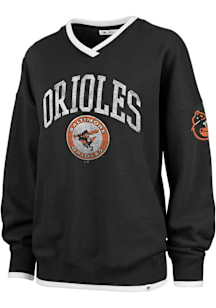 47 Baltimore Orioles Womens Black Daze Eighties Crew Sweatshirt