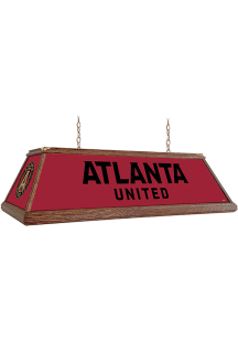 Atlanta United FC Premium Wood Frame Red Billiard Lamp